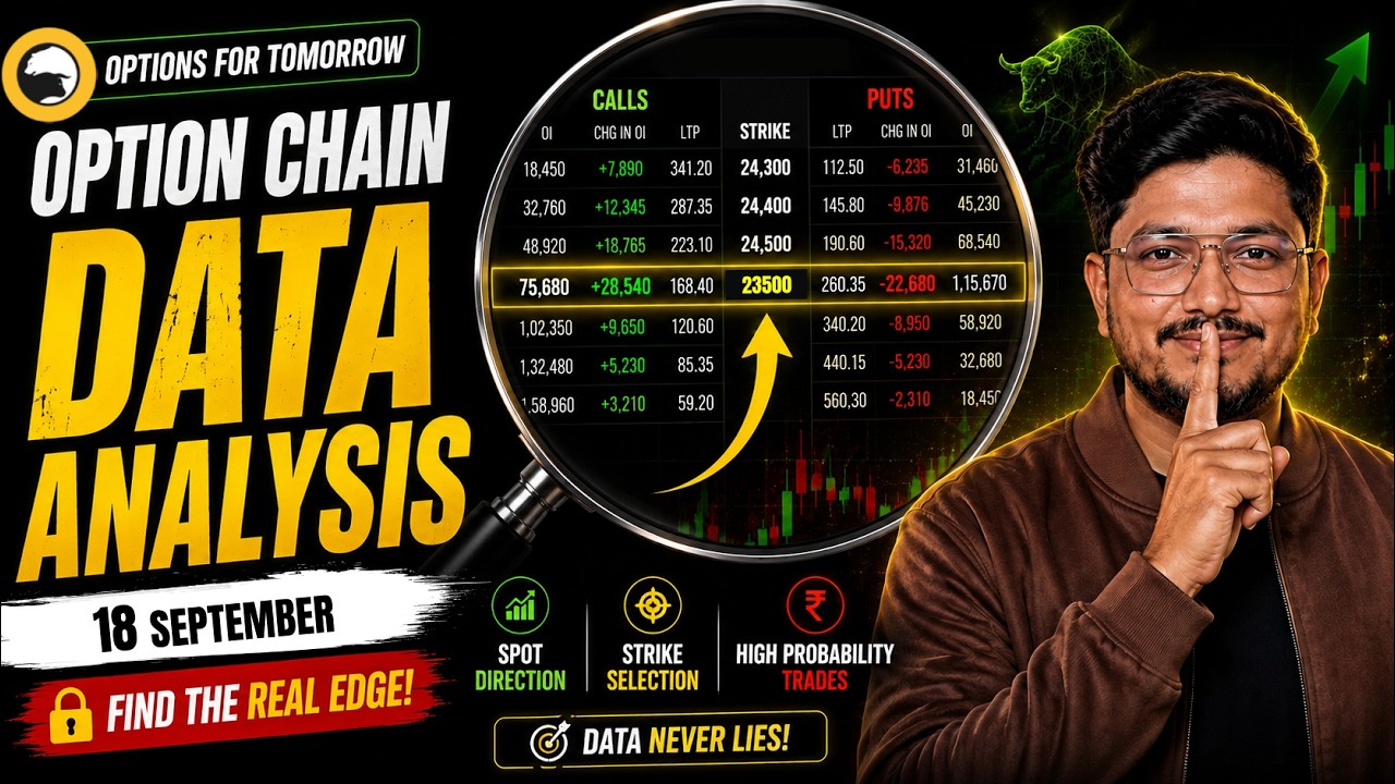 NIFTY Next Move? 🔥 18th Sep | NIFTY Option Chain Is Giving a BIG Signal! | Today&rsquo;s Market Analysis