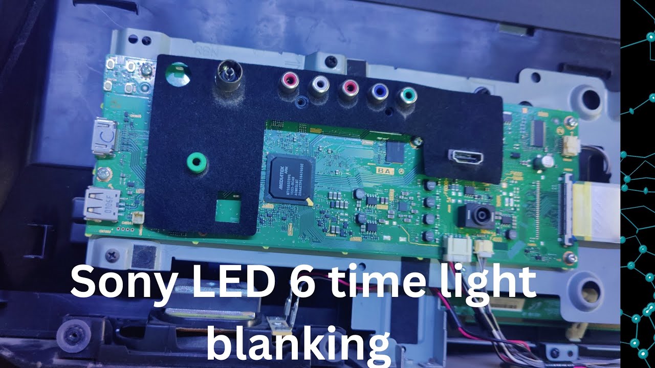 SONY BRAVIA led KLV 40R352C, 6 time light blanking issue solve