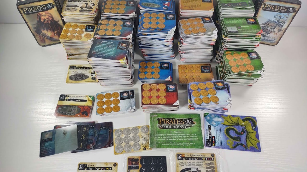 WizKids Pirates of the Cursed Seas CSG MEGA LOT Unboxing!