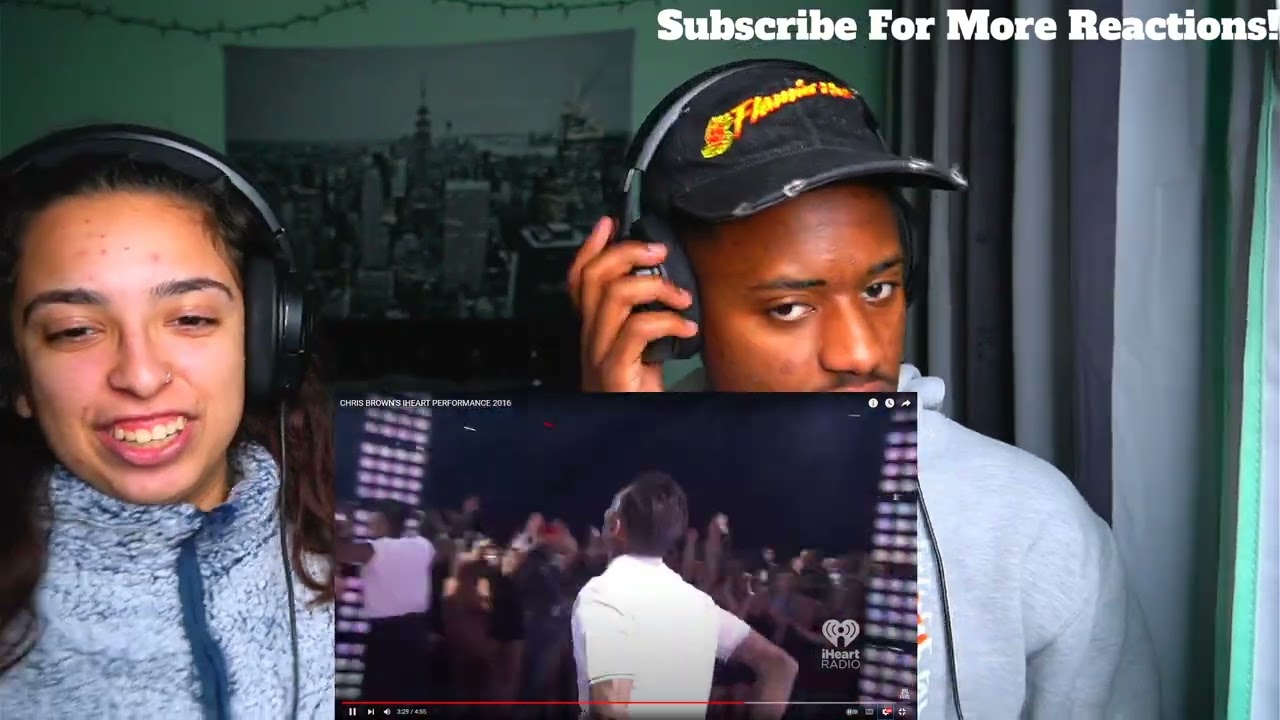 CHRIS BROWN'S IHEART PERFORMANCE 2016 REACTION RAE & JAE REACTS