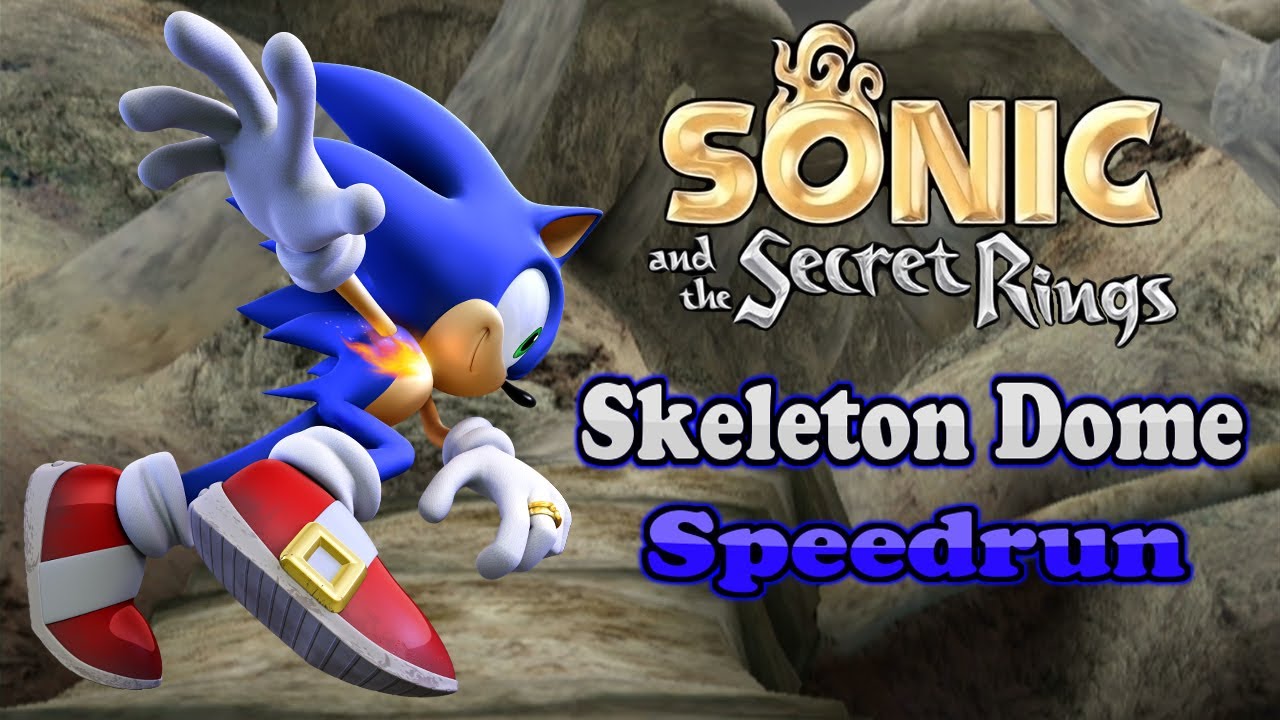 Sonic and the Secret Rings - Skeleton Dome Speedrun - 01:49:81