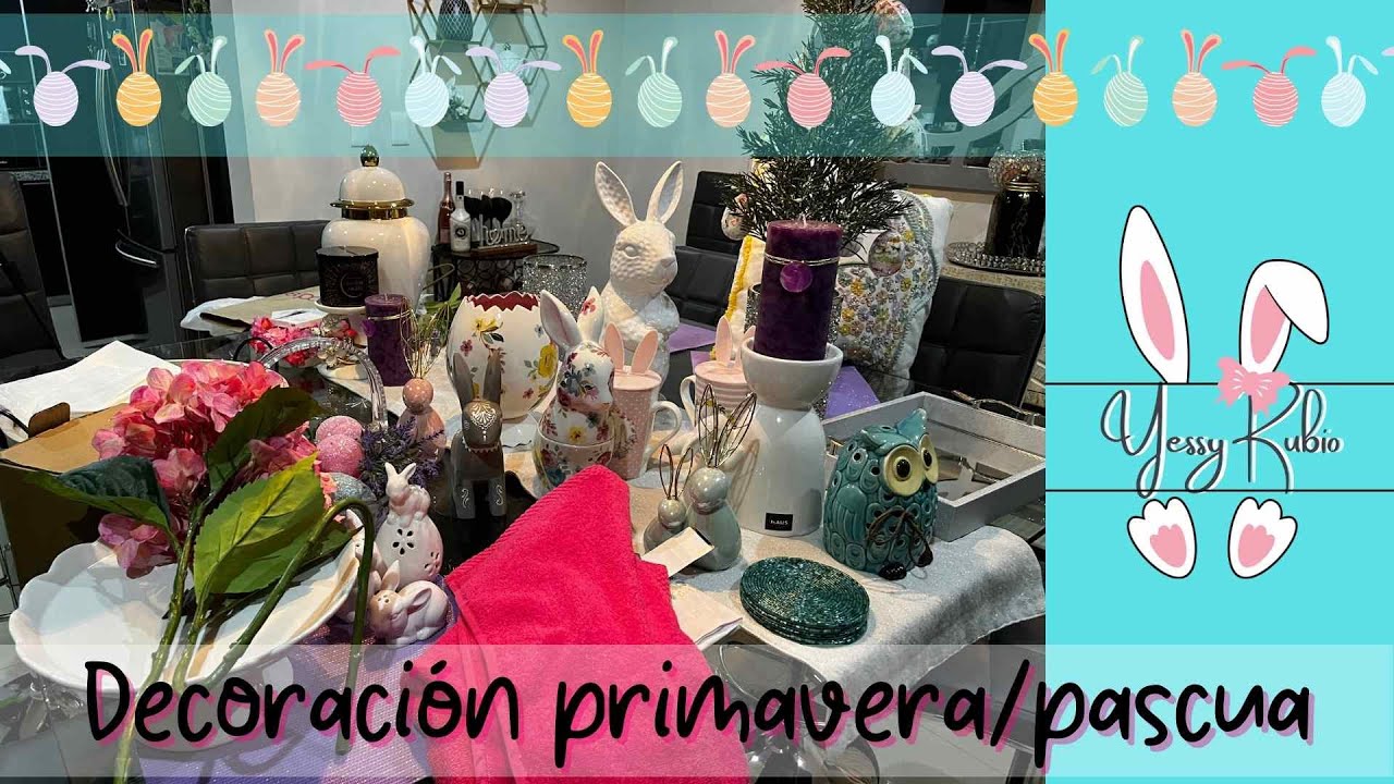 Compras para la decoración de primavera/pascua - Yessy Rubio