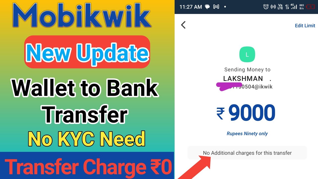 Mobikwik wallet to bank transfer New trick without Kyc | 100% working without charge | Scan & Pay