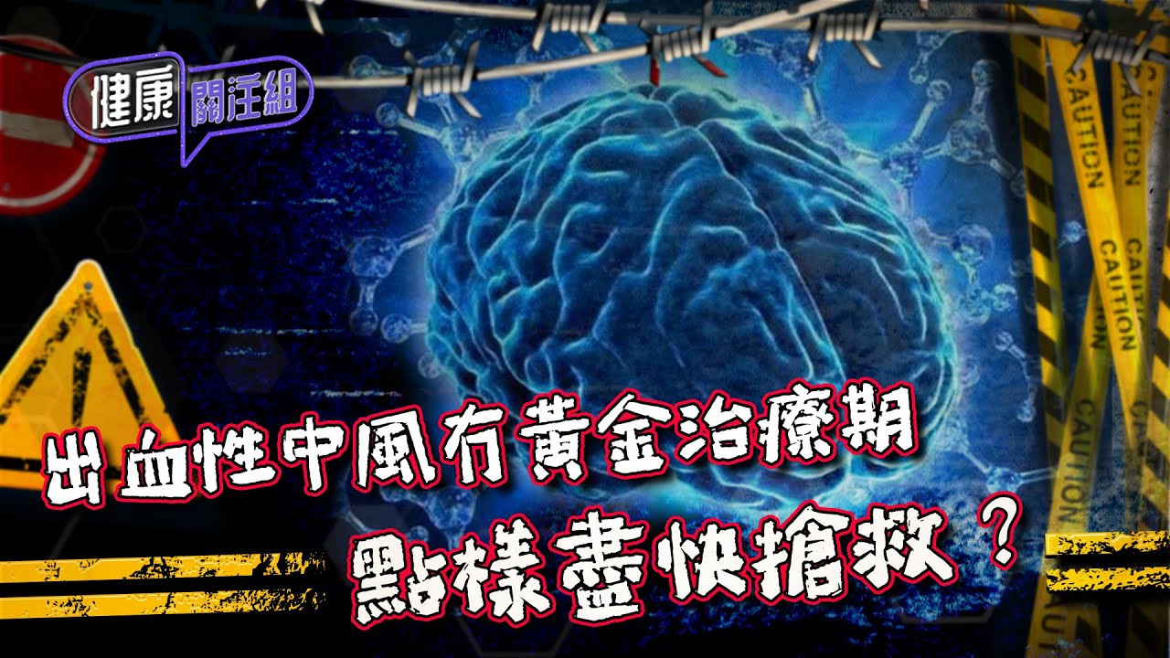 健康關注組｜ EP199 PT2｜ 出血性中風冇黃金治療期 點樣盡快搶救？｜中風 ｜ 爆血管 ｜ 出血性中風 ｜ 高鈞賢 ｜ 麥詩敏 ｜ HOY TV 77台