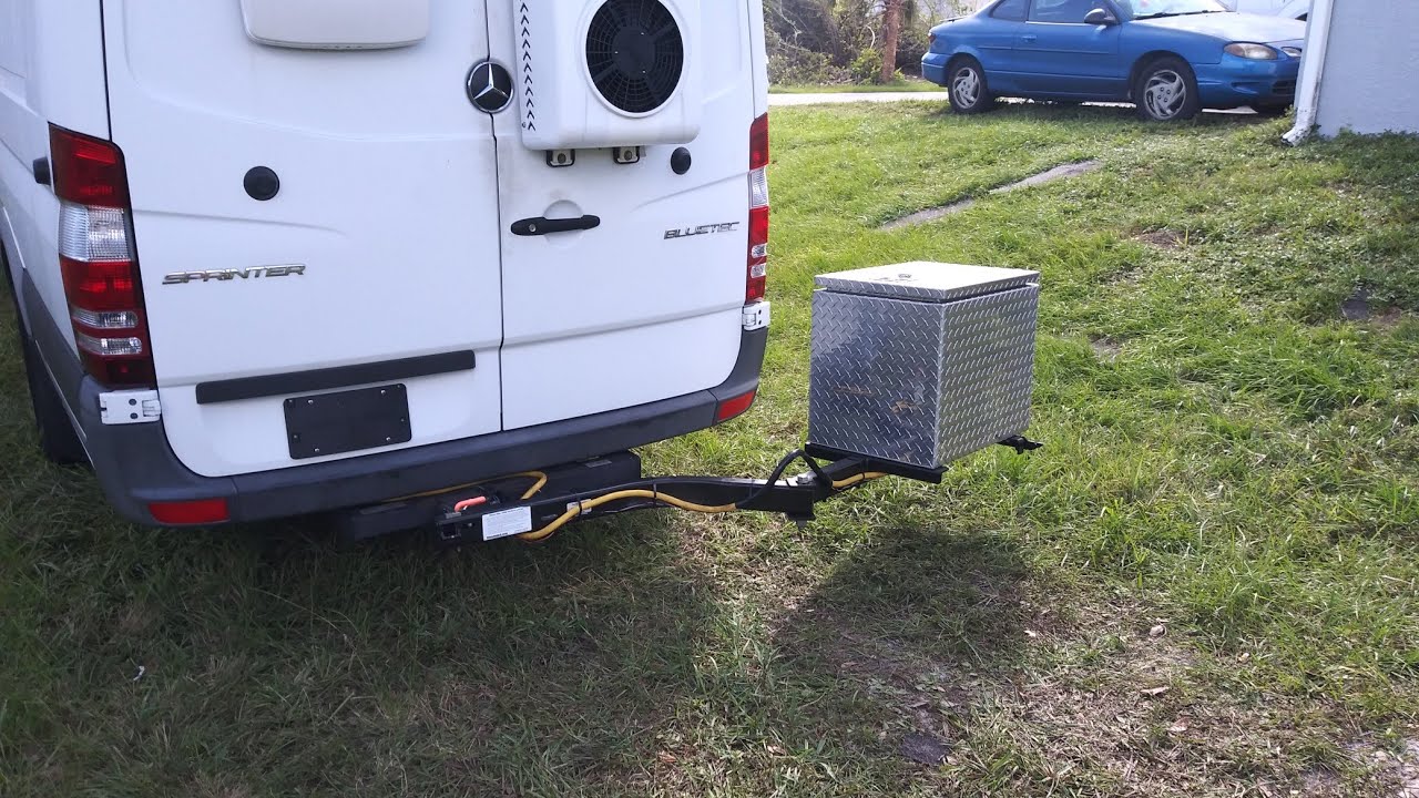 Stowaway2 swingout hitch and generator box review👍