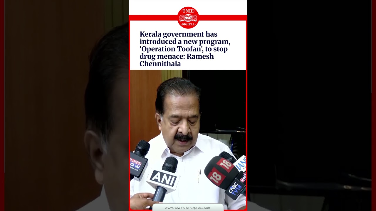 Operation Toofan: Home Minister Ramesh Chennithala announces Kerala's war against drugs