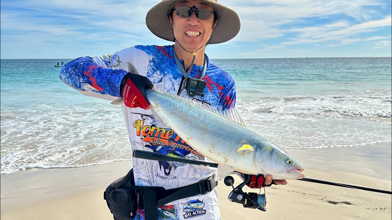 Salmon fishing at Bunker bay