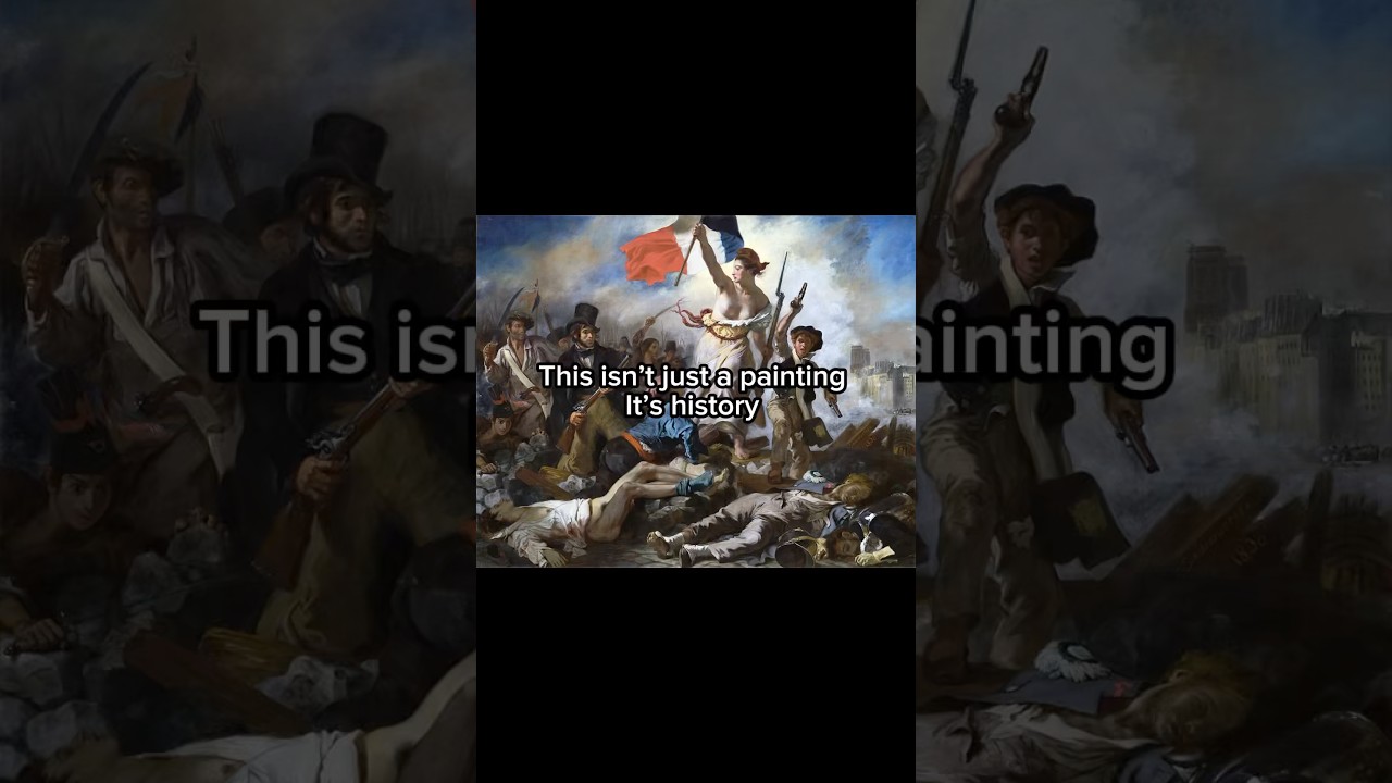 This Painting Changed How the World Sees Freedom 🇫🇷| Liberty Leading the People #art #arthistory
