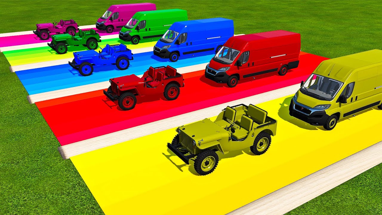 FIAT & LIZARD CARS TRANSPORTING WITH MACK TRUCKS - Farming Simulator 22