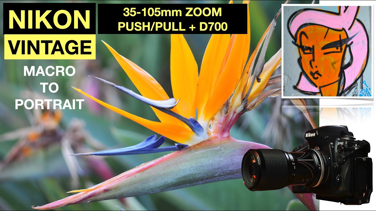 Nikon AIS Vintage Push Pull Zoom 35-105mm f3.5-4.5 with Nikon D700. From macro to portrait