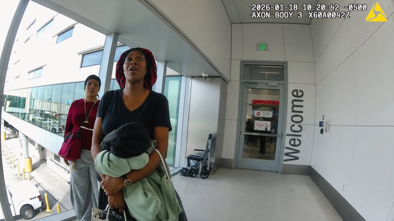 Passengers Force Their Way Onto Jet Bridge After Missing Their Flight