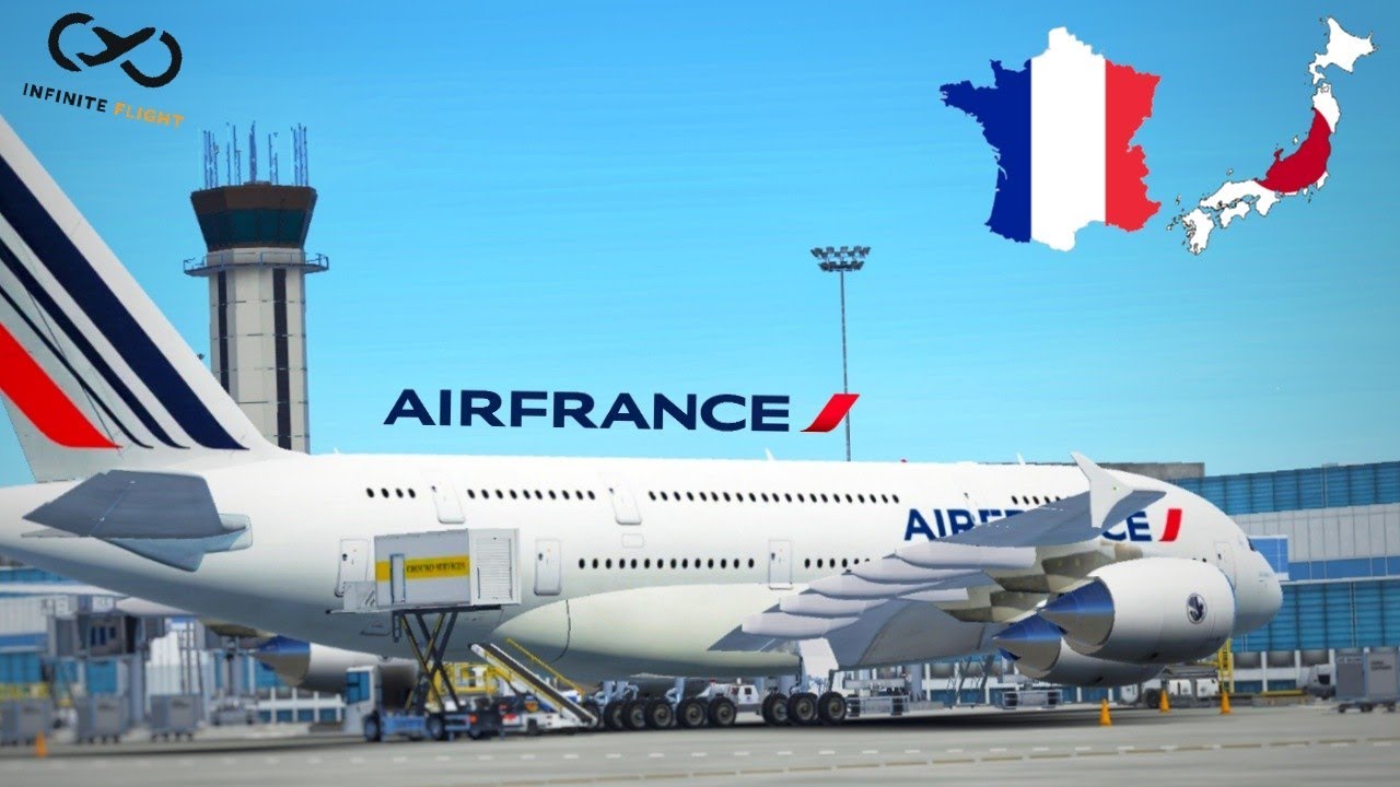 Infinite Flight | Paris (CDG) - Tokyo (HND) | Air France A380