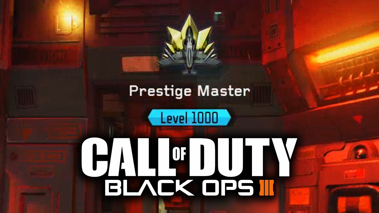 Black Ops 3 LEVEL 1000 LIVE w/ Reaction (From Livestream)