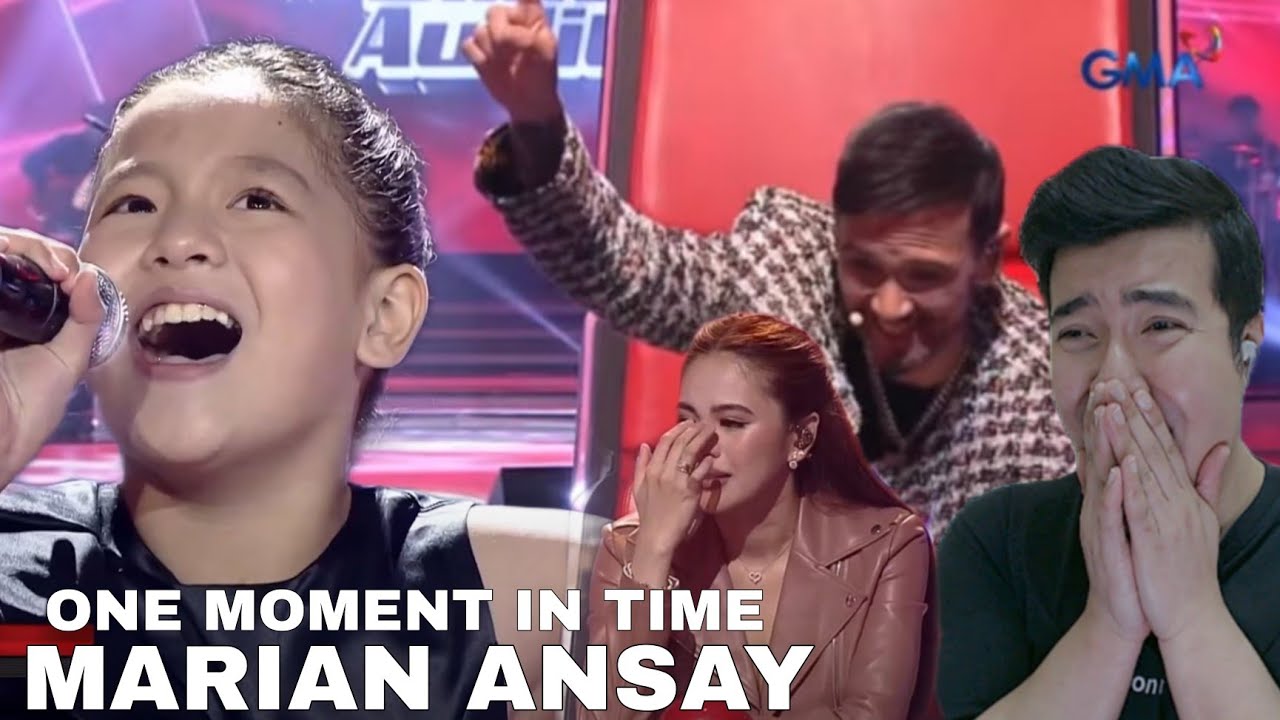 Marian Ansay “One Moment in Time.” | THE VOICE KIDS PH | REACTION