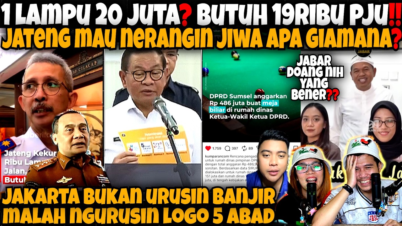 1 LAMPU 20 JUTA‼️JATENG MW BLI 19 RIBU PJU‼️JAKARTA BUKAN NGURUSIN BNJIR MALAH NGURUSIN LOGO