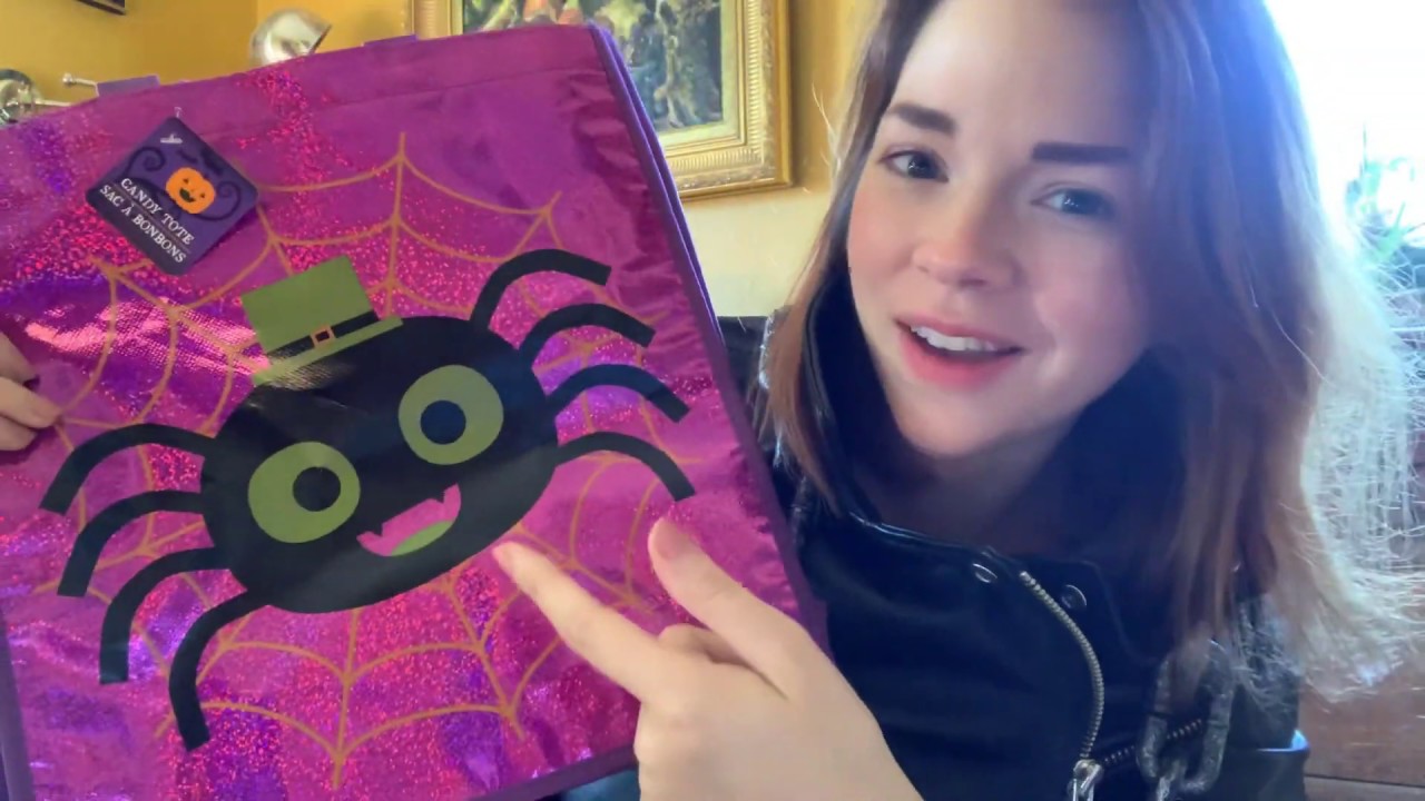 ASMR Halloween Haul 🎃 in a Leather Jacket