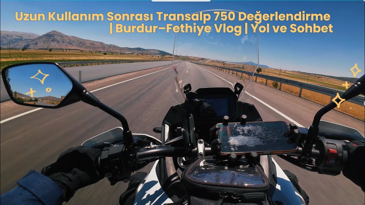 Uzun Kullanım Sonrası Transalp 750 Değerlendirme | Burdur–Fethiye Vlog | Yol ve Sohbet