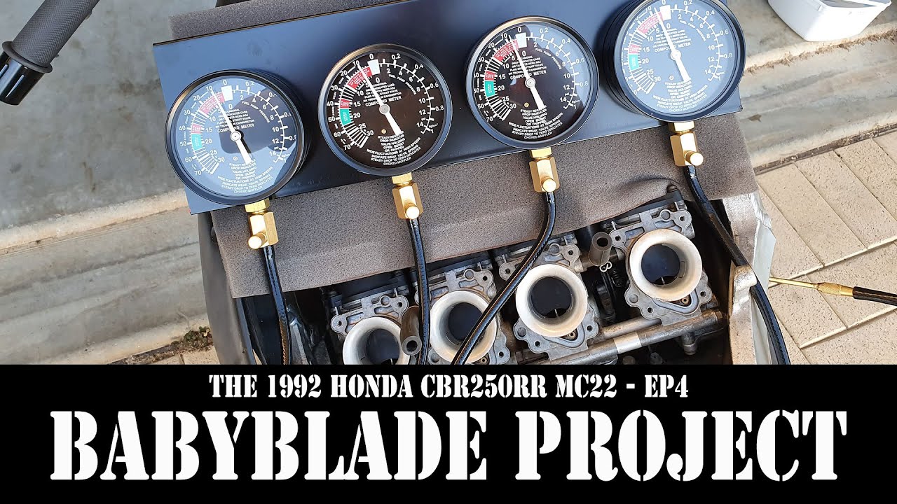 Honda CBR250RR MC22, BabyBlade, Ep4 - Locks, Carbs, and Smokin Barrels