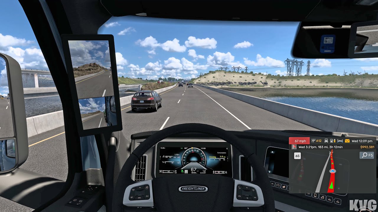 American Truck Simulator - Portland to Ontario - Oregon Gameplay (PC UHD) [4K60FPS]
