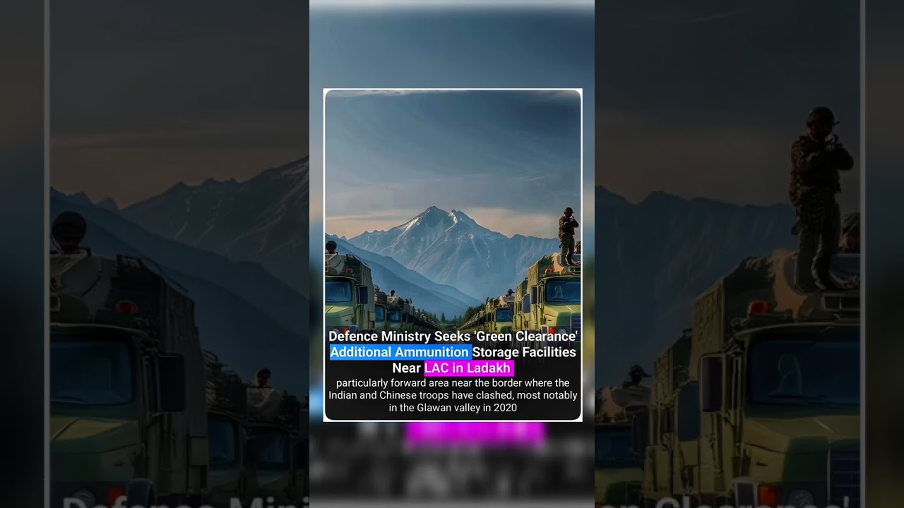 Defence Ministry given Clearance Additional Ammunition Storage Facilities #army #indianarmy #defence