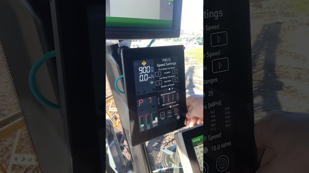 Adjusting the Speed Settings - Hagie STS