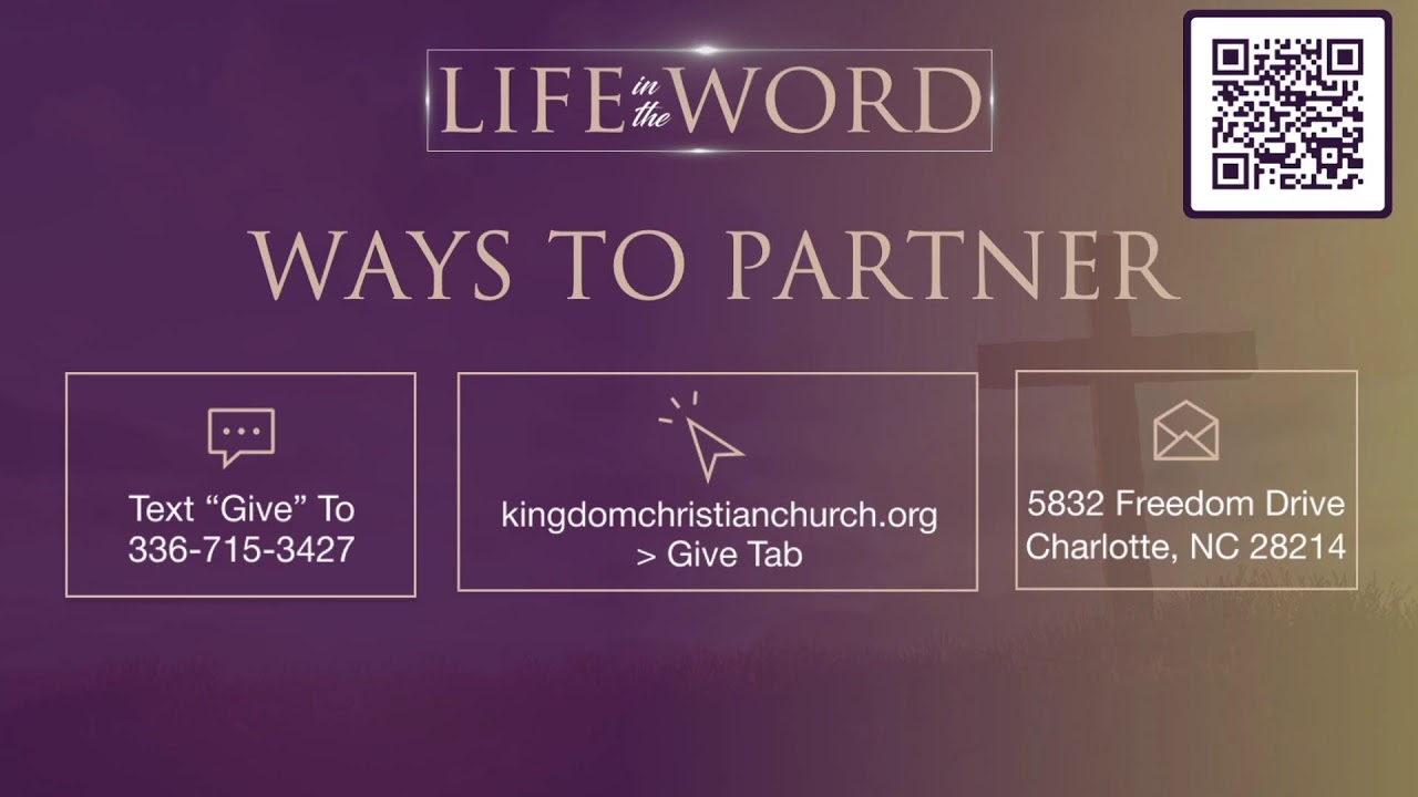 Life In The Word | Give Place To The Word: The Prophetic Word Part 2
