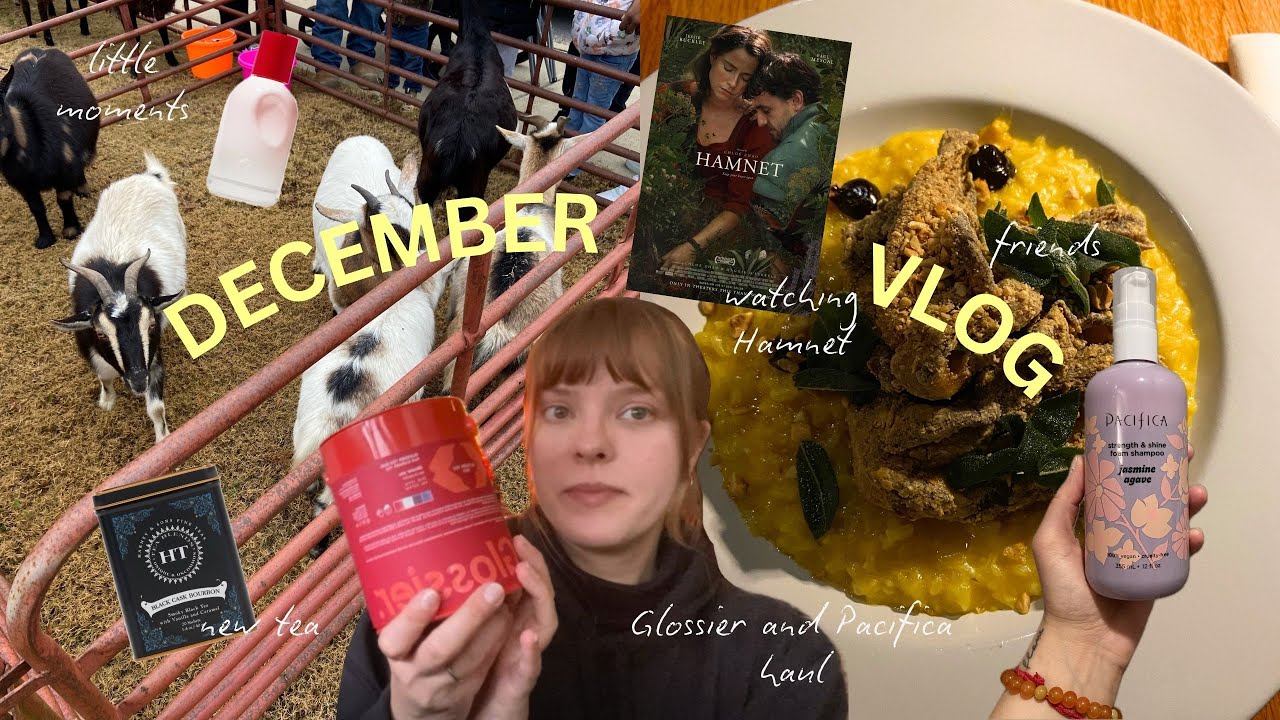 Hamnet review, Glossier and Pacifica haul, Small December moments | My life in Raleigh, NC
