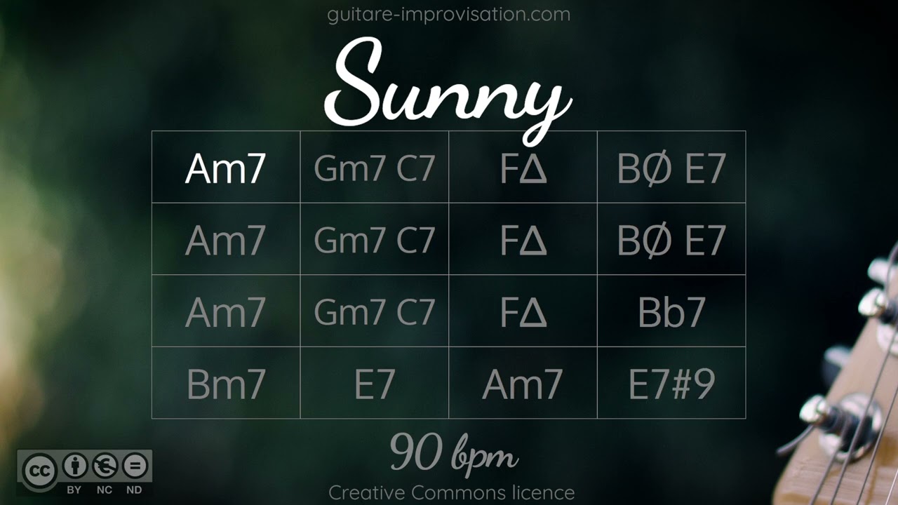 Sunny : chill Backing Track