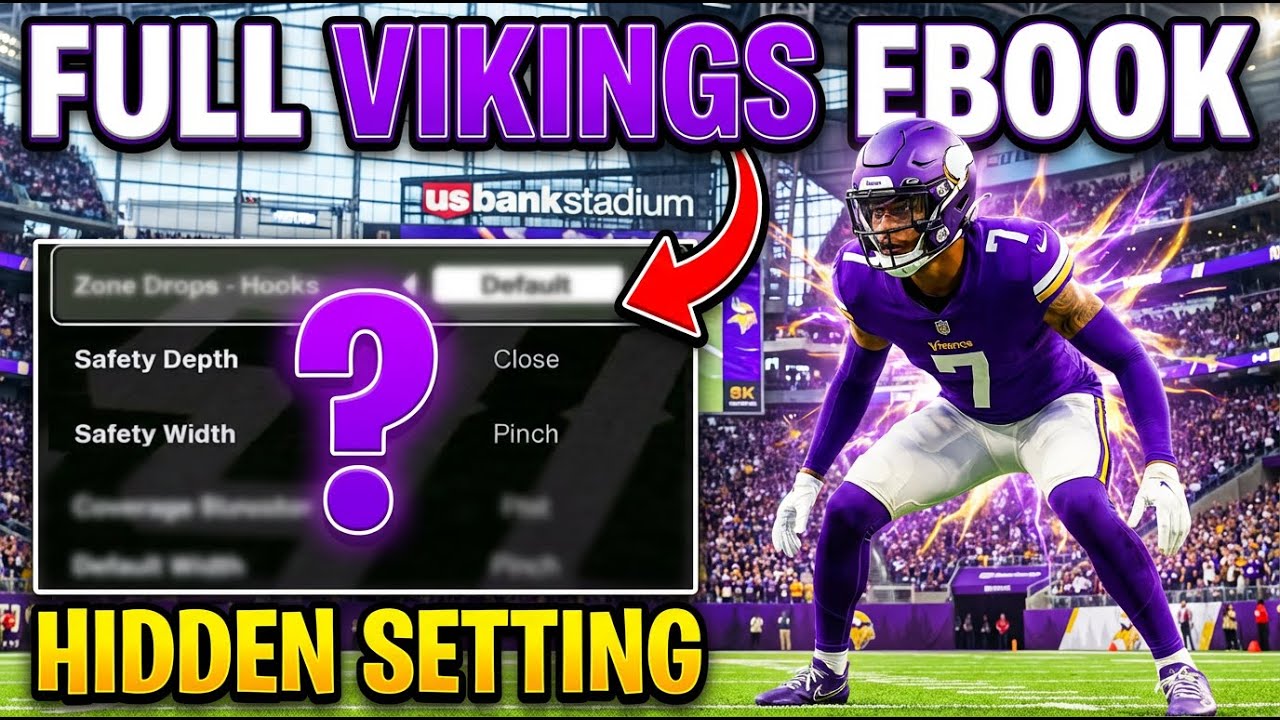 How To Run The BEST Defense in Madden 26! 🔒 (Full Vikings Ebook)