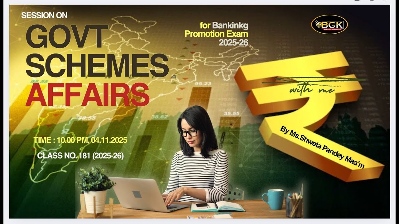 “Current Govt Schemes 2025 – Most Expected Questions for Bank Promotion Exam | LIVE Session