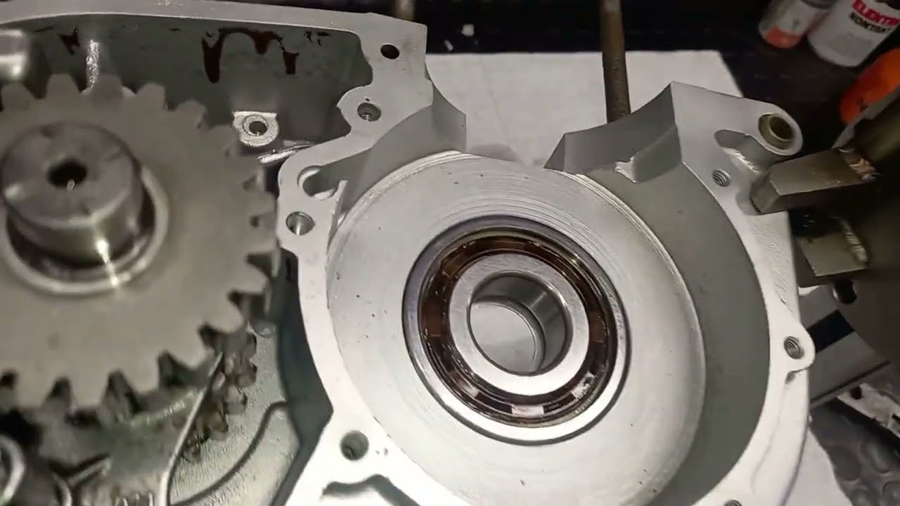 mz etz 250 składanie silnika
