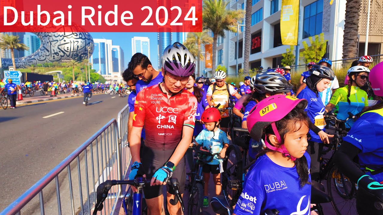 Dubai RIDE 2024 Thousands of Cyclists Take Over Sheikh Zayed Road
