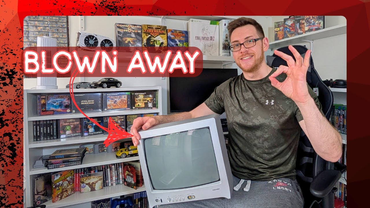 I Bought a CRT TV for Retro Gaming… and It BLEW Me Away!
