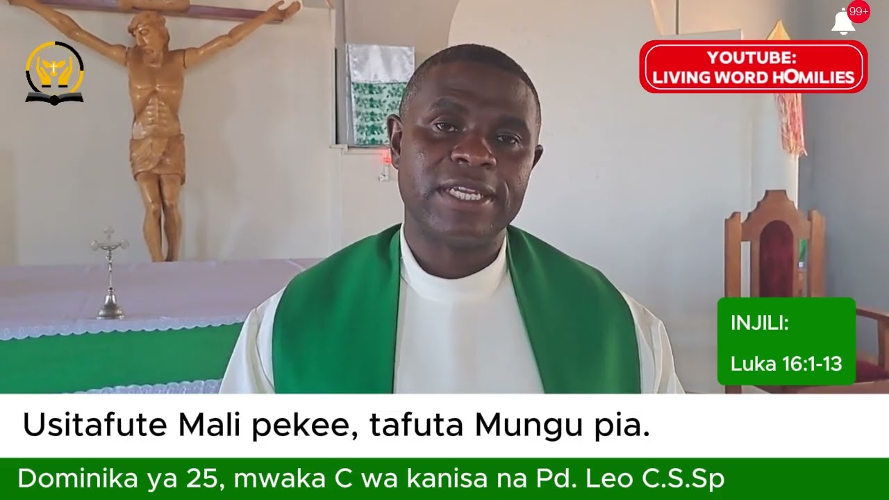 Masomo ya Misa | Dominika ya 25 Mwaka C | 21 Septemba 2025