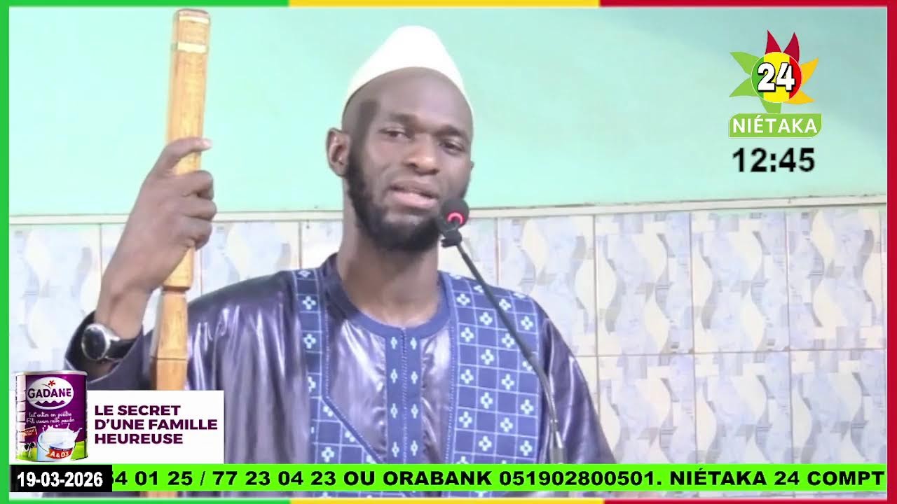 IMAM MOUSSA BALLA KEITA | SERMON DE LA FÊTE DE RAMADAN 19-03-2026 https://www.youtube.com/@nyetaka24