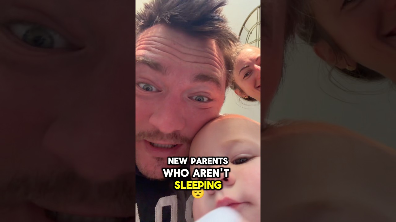 NEW PARENTS WHO AREN&rsquo;T SLEEPING WATCH THIS #sleeptraining #newparents #newdad #newmom #babyshorts