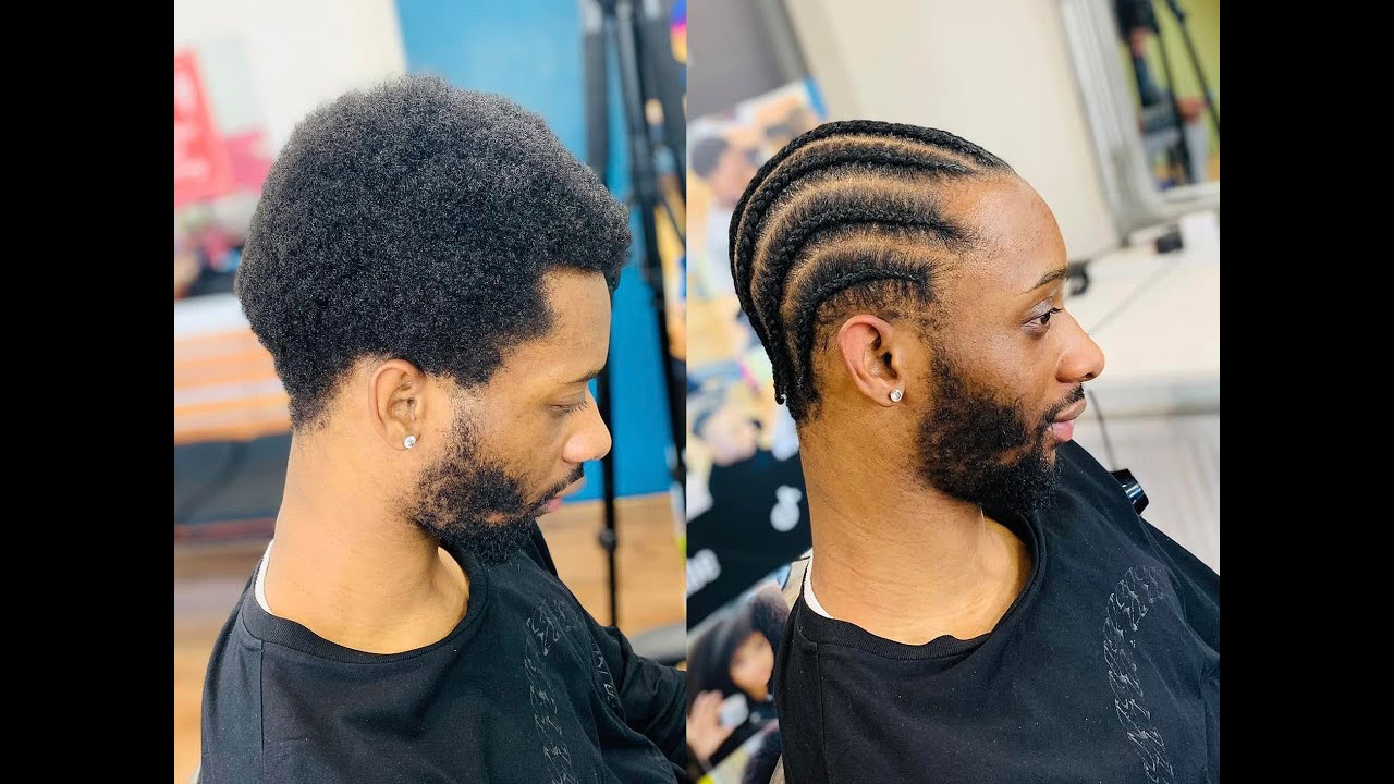 🎄I GIVE TO YOU THE VERY BEST 8 CORNROWS ON SHORT HAIR 👌8 DAYS BEFORE CHRISTMAS 🎄