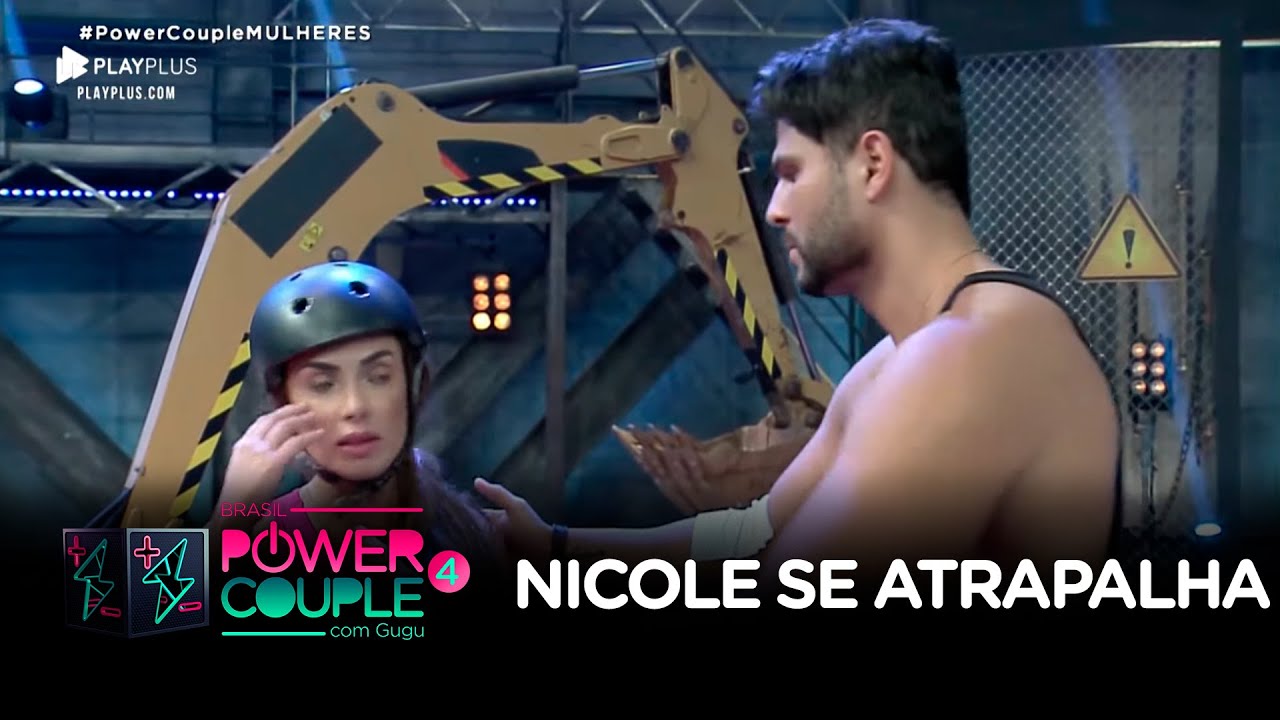 Nicole Bahls se atrapalha em Prova das Mulheres: &lsquo;Que babado u&oacute;&rsquo;