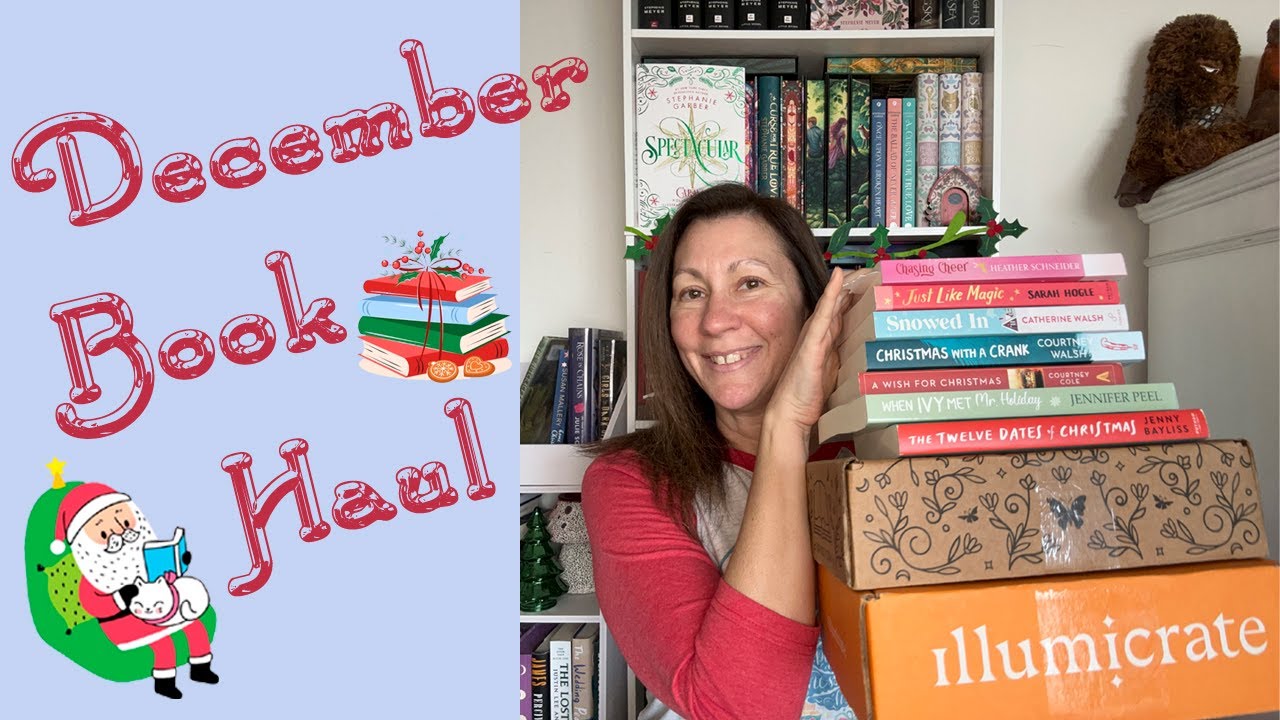 December Book Haul - Holiday Romance, Fairyloot, Illumicrate, Library Sale, and More