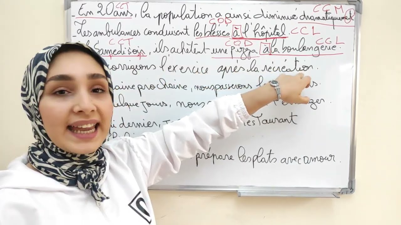 5 leçons de français! COD/COI/CCL/CCM/CCT