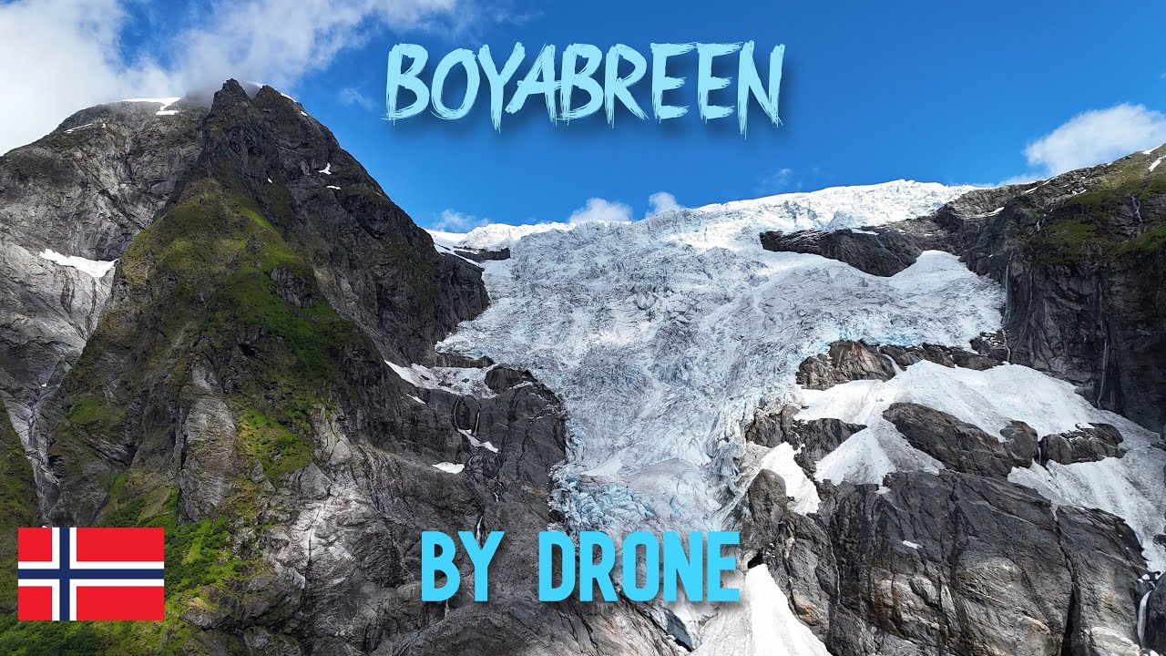 Norway's B&oslash;yabreen Glacier by Drone - A Cinematic Drone Film