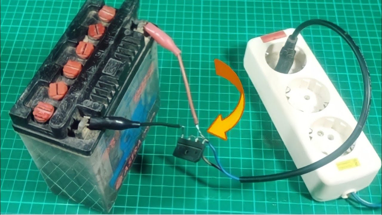 BANYAK YANG BELUM TAHU !!, Cara membuat cas aki 12 volt tanpa travo
