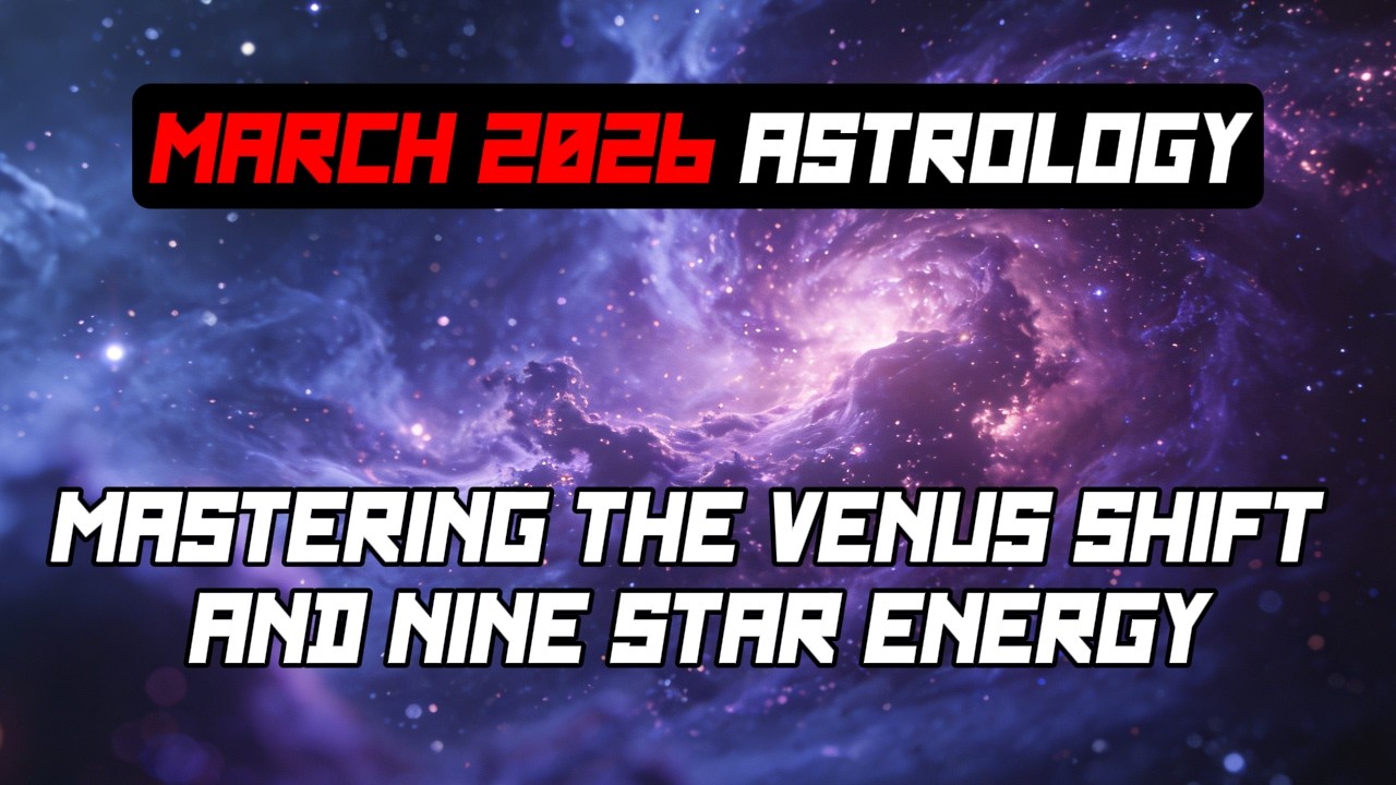 March 2026 Astrology: Mastering the Venus Shift and Nine Star Energy