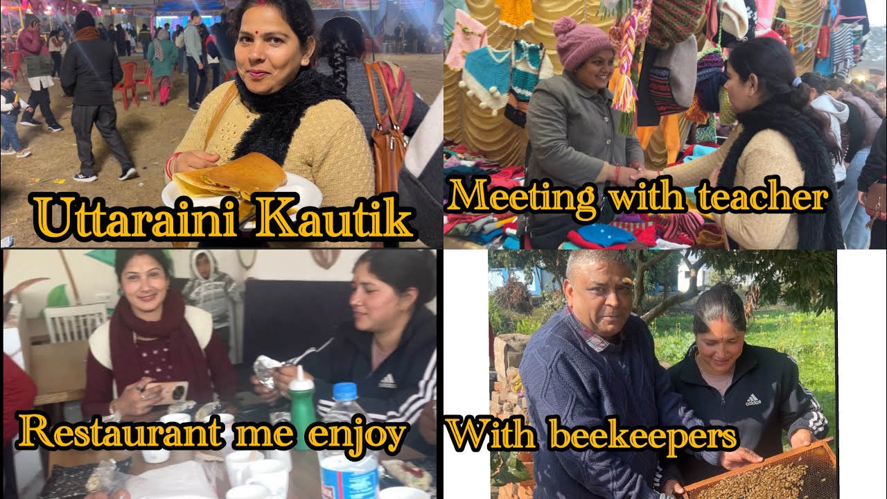 Aaj gaye hum honey bee se milne 🥰🫶Uttaraini Kautik ke kuch meethe pal❤️