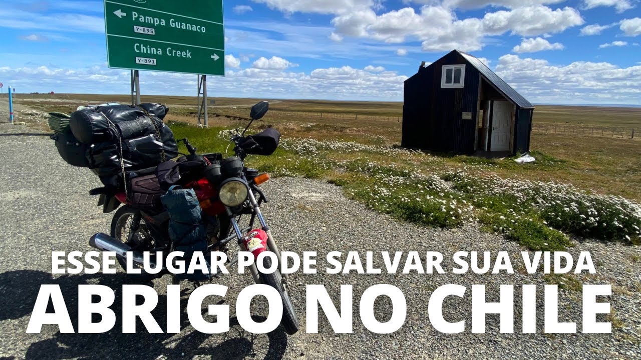 ISSO PODE SALVAR SUA VIDA em UMA VIAGEM de MOTO no CHILE | USHUAIA DE CG 125 - EP53