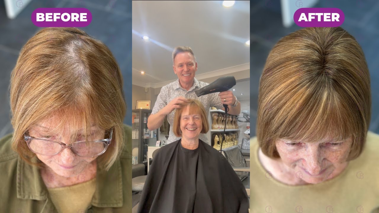 The MOST REALISTIC Hair Topper For Hair Thinning | Before and After | Baguley's of Cheshire