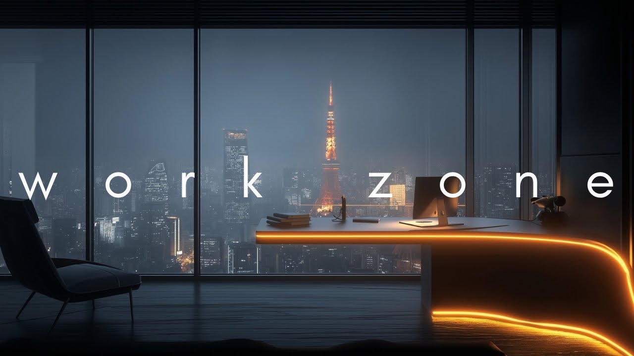Deep Work in Tokyo &bull; CEO Office Ambience & Chill Beats