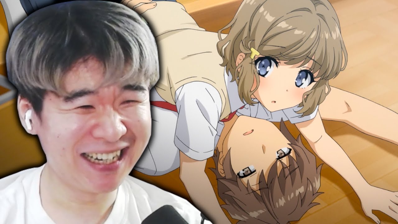 NOOO MAI DON'T LOOK | Bunny Girl Senpai REACTION
