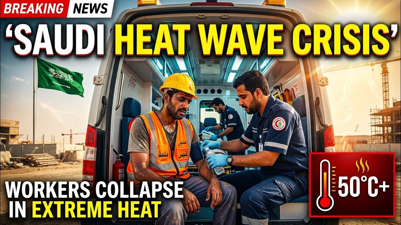 Saudi Arabia Extreme Heat 2026 ☀️ | People Struggling on Burning Hot Roads | Workers & Public Life 