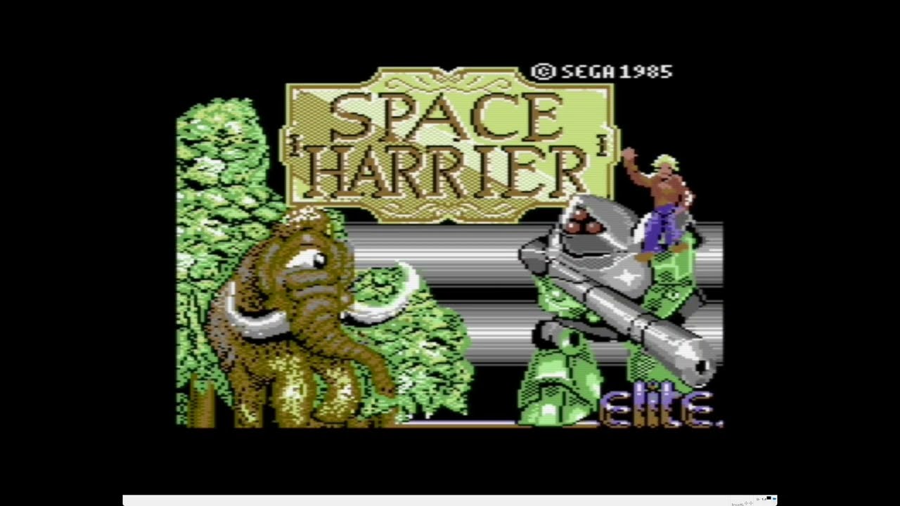 Space Harrier (Elite) - 1986 - C64